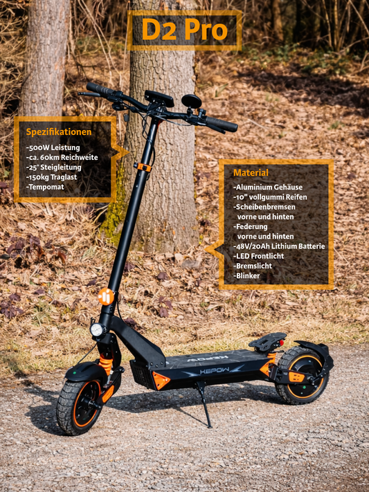 D2 Pro Kepow Offroad E-Scooter
