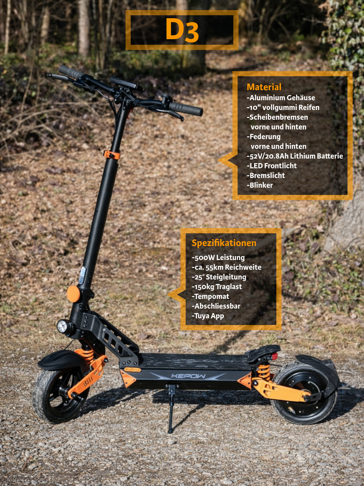 D3 - Kepow Offroad E-Scooter